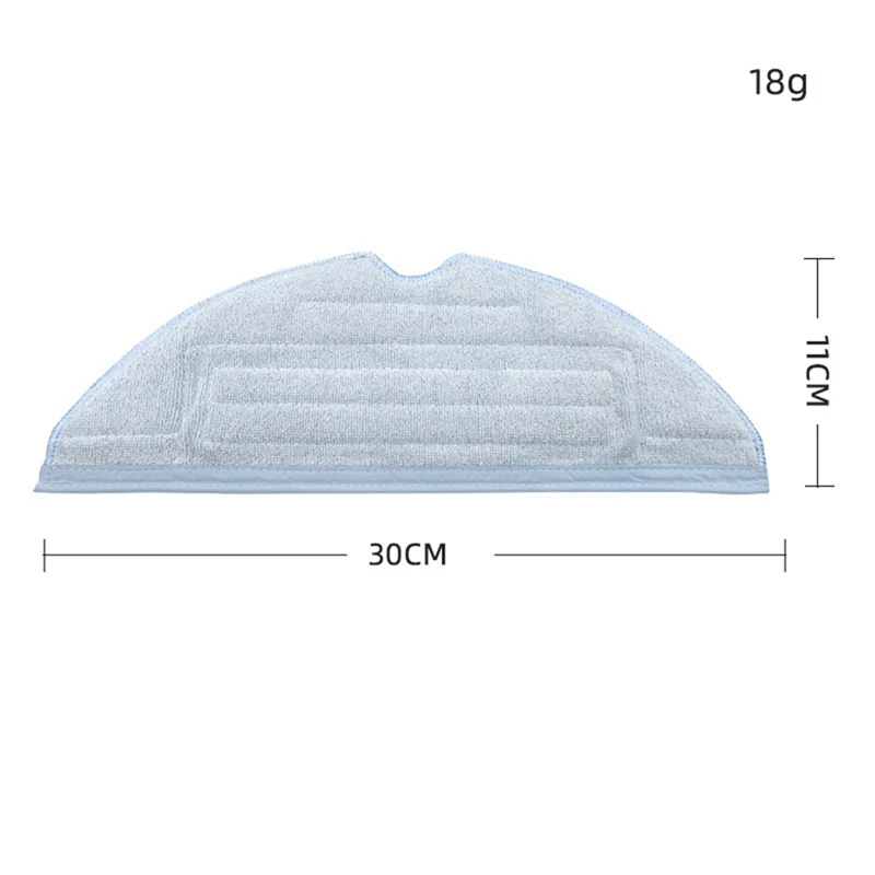 4 buah cocok untuk Xiaomi Roborock T7 T7S T7plus T7splus S7 dan S7max S70 S75 bagian sisi sikat pel lap pembersih