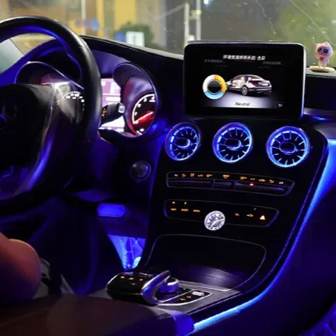 

Hot sales Auto Lighting System Car Atmosphere Led Lighting System Inside Ambient Light For Mercedes-Benz W253 12 Colors