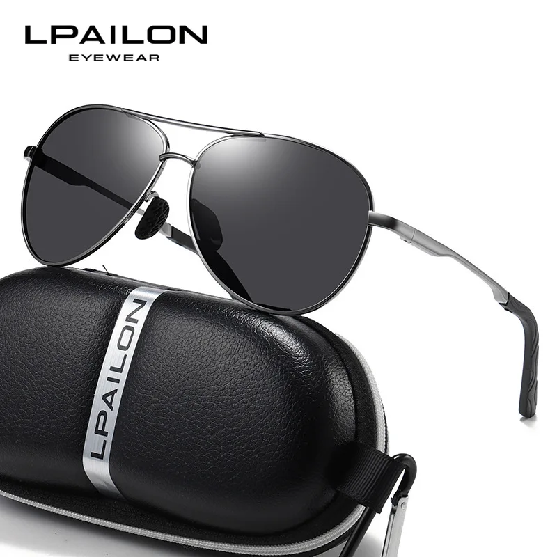 Men Polarized Pilot Sunglasses Classic Coated Lens UV400 For Driving Fishing Hiking Outdoor Accessories vintage luxury designer