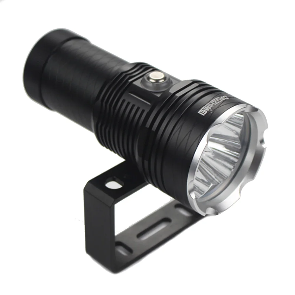 30W LED Diving Flashlight 4-core XHP70.2 Professional Underwater Searching Photography Light 200M Tactical Waterproof Video Lamp