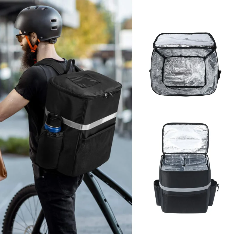 

35L Extra Large Thermal Food Bag Cooler Bag Refrigerator Box Fresh Keeping Food Delivery Backpack Insulated Cool Bag