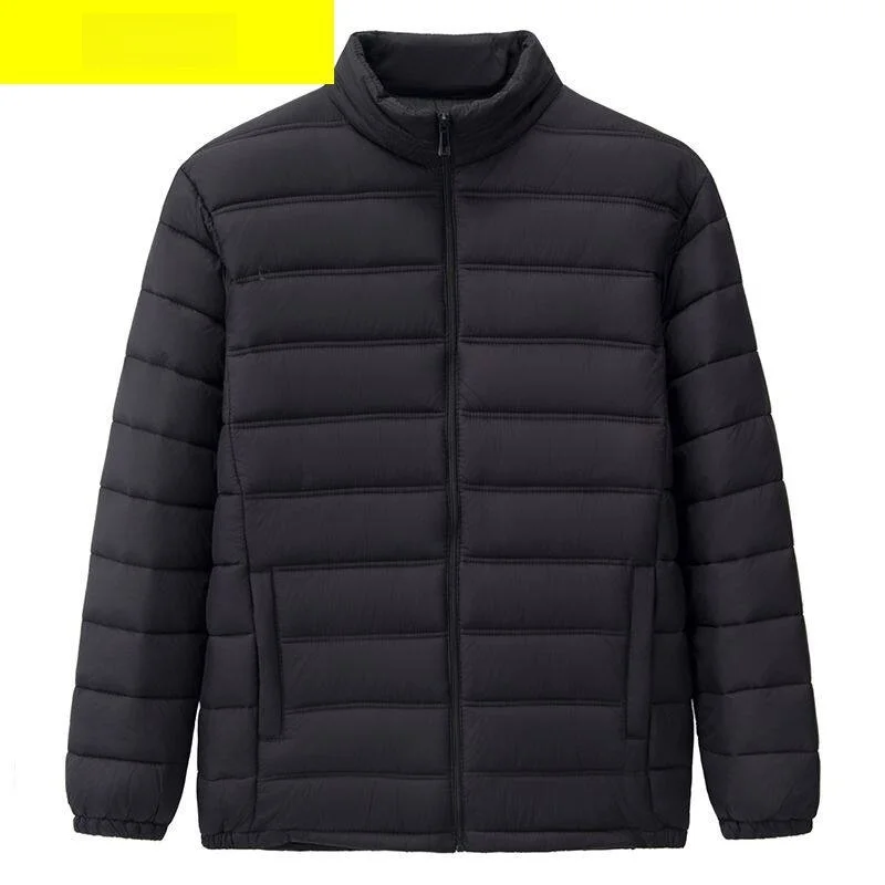 

Men's Cotton Jaet Long Sve Warmth Middle-Aged And ly Autumn Winter Clothes Dad Coat andpa Outerwear Thiened But...