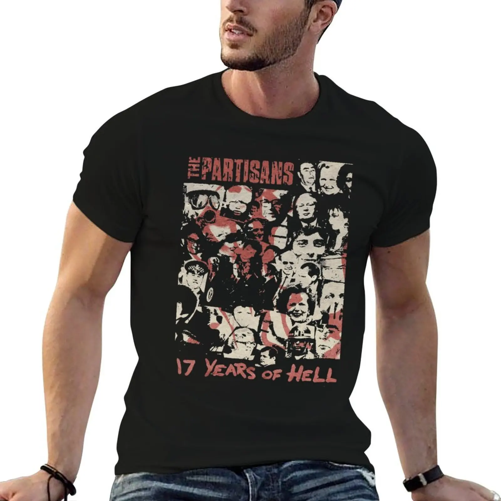 

Partisans - 17 Years of Hell T-Shirt anime t shirts oversize man t shirts cotton T-Shirt
