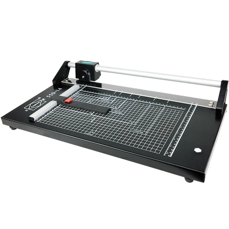 14 Inch Rolling Paper Cutter Paper Trimmer Paper Cutting Machine Rolling Cutter A3 Size Paper Cutter Iron Plate