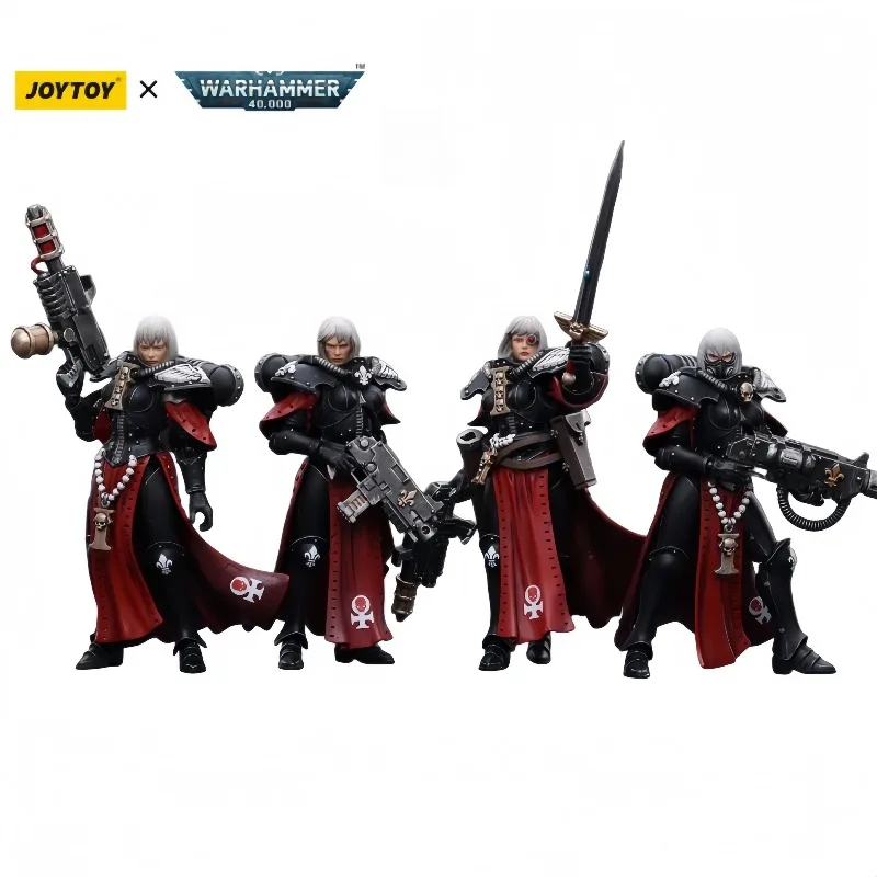 

В наличии: Оригинальная фигурка JOYTOY 1/18 Warhammer 40K Adepta Sororitas Battle Sister, 5 шт., коллекционная серия моделей игрушек.