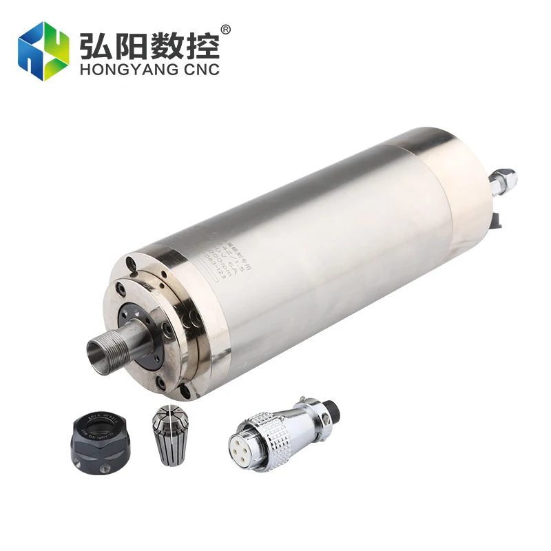 1.5kw 220V 水冷スピンドルモーター 80mm 85mm ER16 チャックナット定トルクスピンドル CNCルーター金属彫刻用
