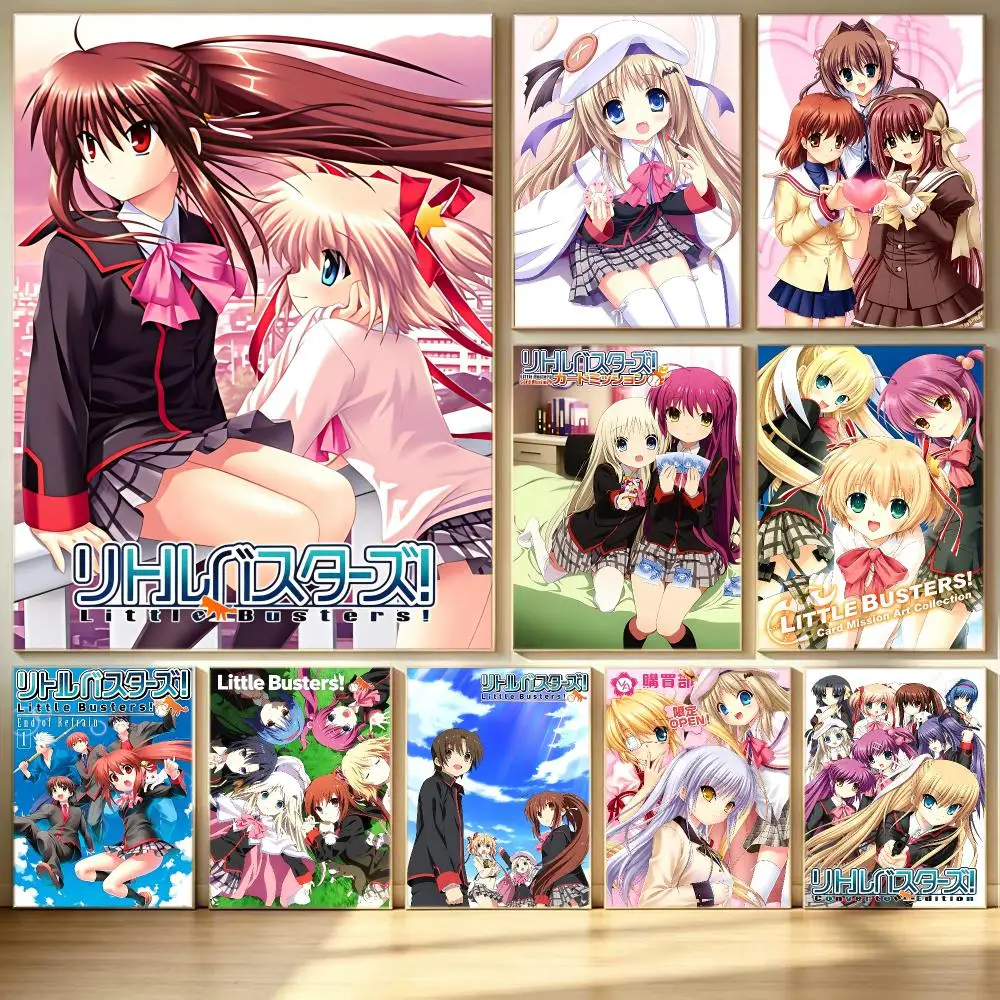 anime Little Busters! Poster Poster HD  Printing Soothing and Cream Style Home Decor for the Living Room cafes Gift Giving