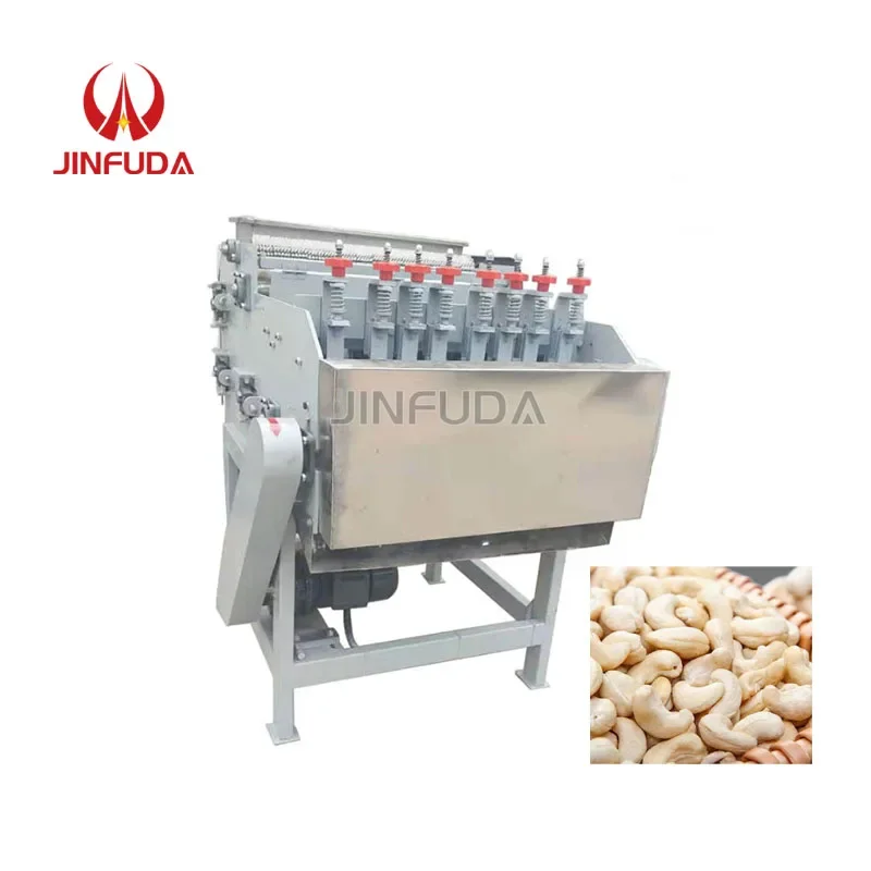 

Automatic cashew nut sheller peel removing shell cashew shelling peeling machine