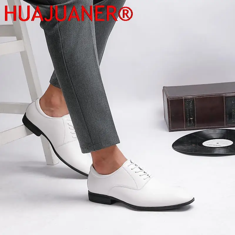 Luxury Oxford Genuine Leather Mens Shoes Brand Formal Shoes Top Quality Business Wedding Dress Italian Footwear Plus Size 49 50