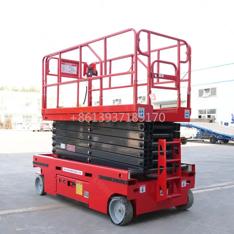 Liondi Hydraulic Fixed Scissor Lift Platform Cargo Lift Platform