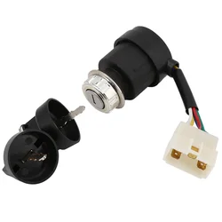 5 Wires Ignition Start Key Switch for 2KW-5KW 186 Gasoline Generator Ignition Switch Key Accessories