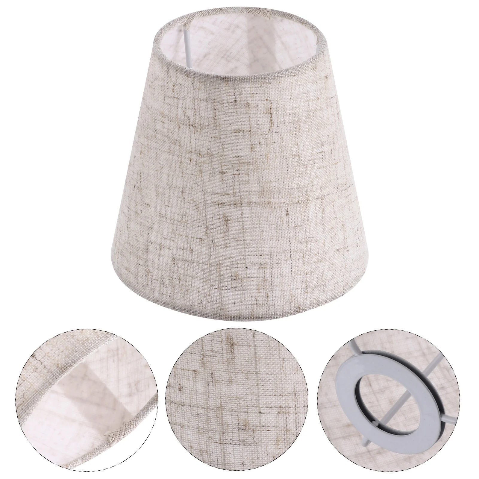 Fabric Lamps Cloth Cover Table Wall Retro Decor Accessory Light Shell Black Dust