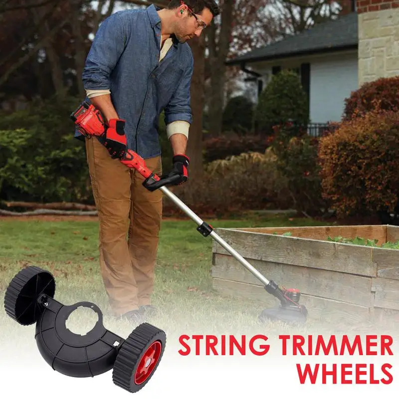 Grass Trimmer Support Wheels Trimmer Head Attachment Grass Eater Support Wheels For Grass Trimmer String Trimmers