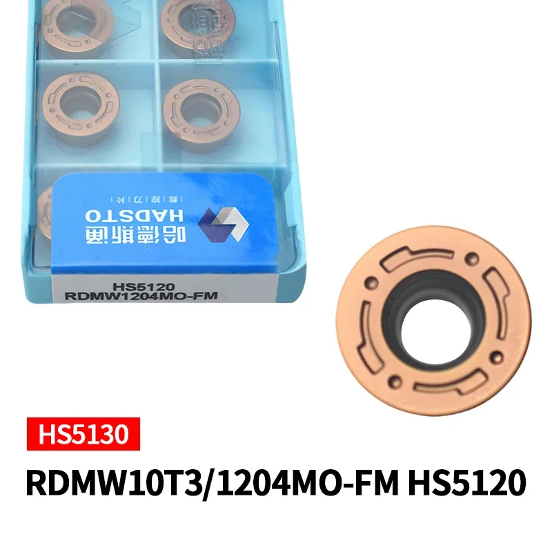 

10 шт. оригинальных твердосплавных фрезерных плашек HADSTO RDMW0802MO RDMW1003MO-FM RDMW10T3MO RDMW1204MO HS5120 RDMW1605MO HS5130