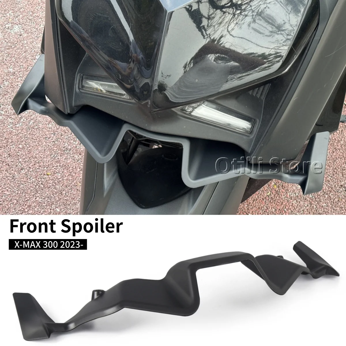 

For YAMAHA X-MAX300 XMAX300 XMAX 300 2023 2024 Motorcycle Front Winglet Fairing Spoiler Aerodynamic Wing Protector Shell Cover