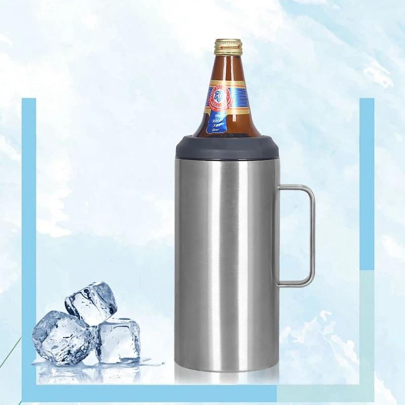 Portacaguamon 1.2 Lts Porta caguama MH Cerveza 40oz Can Cooler Beer Colder Keeper Beer Bottle Can Holder Botella De Agua Termos