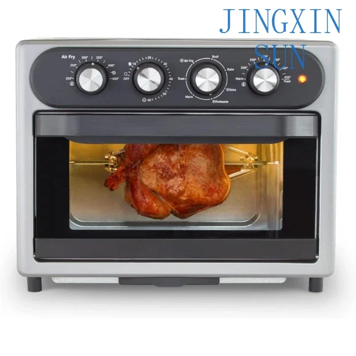 Commercial Electric Air Fryer 7 in 1 Convection Toaster Oven Cooker, Rotisserie+Non-stick Fry Basket