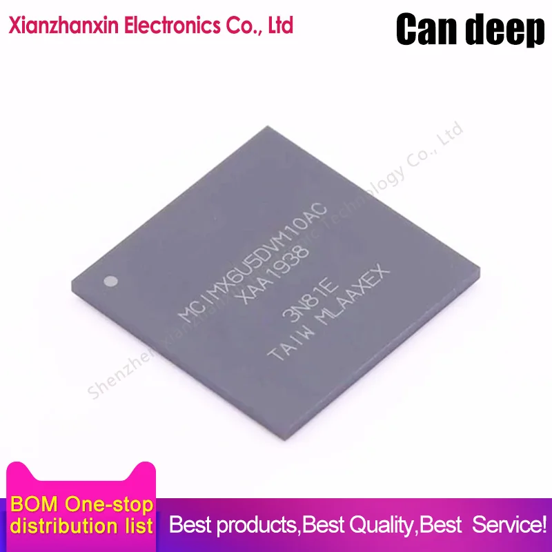 1pcs/lot MCIMX6U5DVM10AC MCIMX6U5DVM10 BGA624 32 bit microprocessor