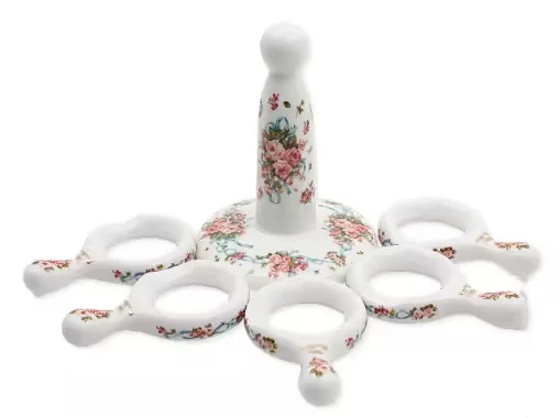 

Подставка для палочек Sanmei SMF Ceramic 6P, керамическая, для столовых приборов, безопасна для посудомоечной машины, элегантная посуда из-за рубежа.