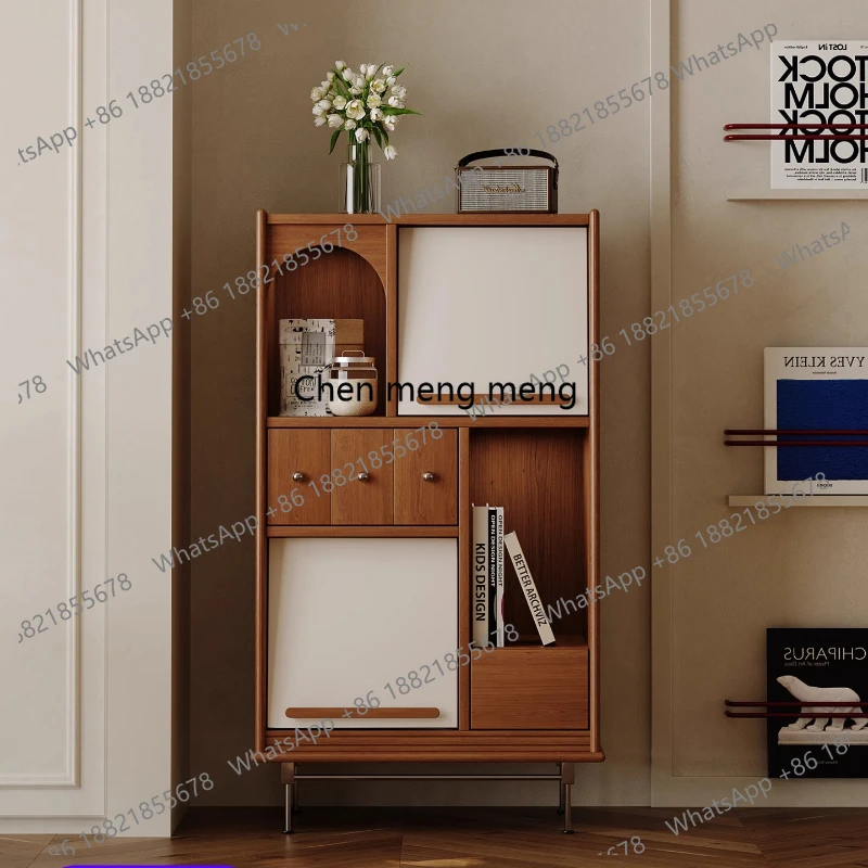 

Vintage Solid Wood Six-Drawer Cabinet Living Room Storage New Model Bedside Bedroom Organizer