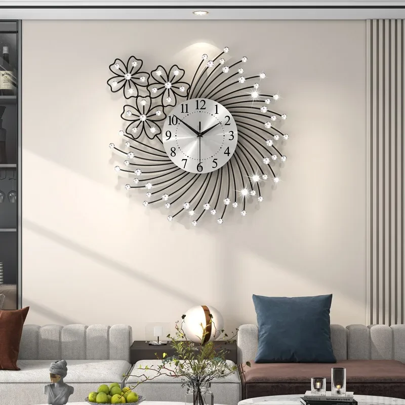 Modern Wall Clock Decorative Wall Watch Silent Aesthetic Large Mural Clocks Minimalist Luxury Elegant Living Room Art Watches