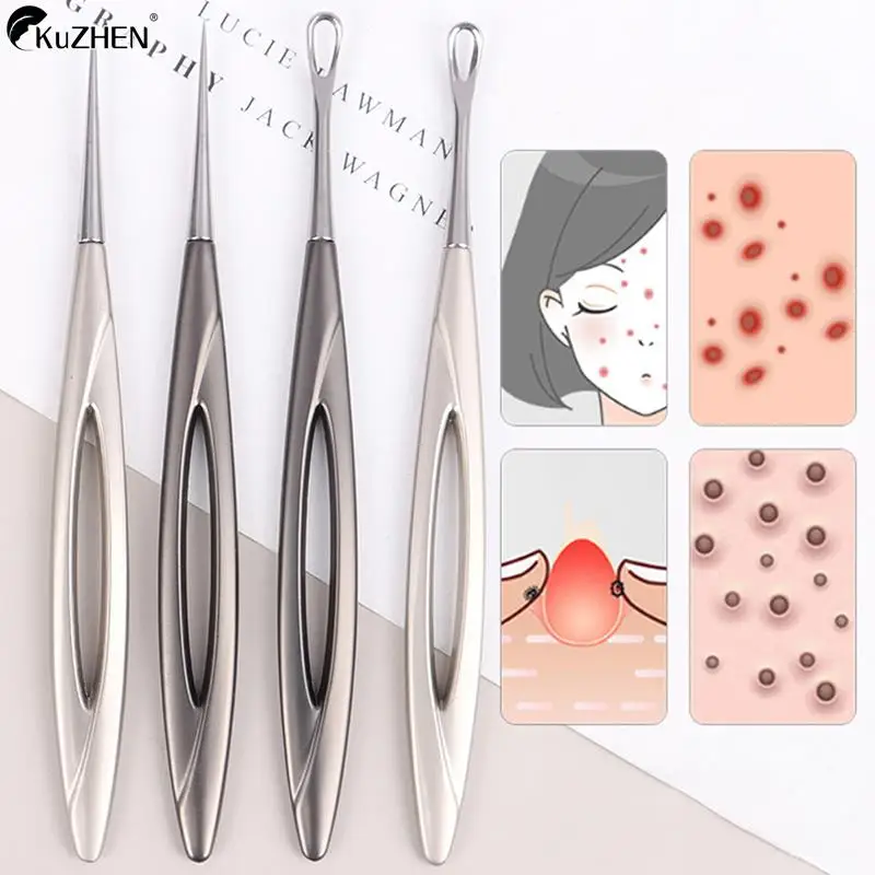 

1Pcs Acne Needle Blackhead Clip Remover Extraction Pore Black Head Cleaner Face Skin Care Deep Cleansing Needle Tools