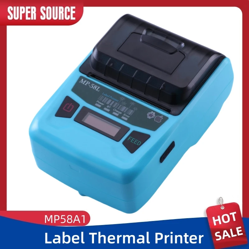 Mini Price Tag Label Thermal Printer Machine Portable Blue Tooth Cloth Fabric Sticker Label Thermal Printer For Jewelry Label