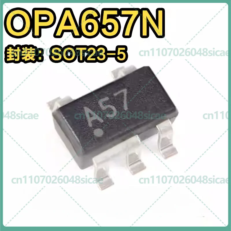 

100% абсолютно новый OPA657 OPA657N. Оригинальные и подлинные товары. Корпус: SOT23-5.