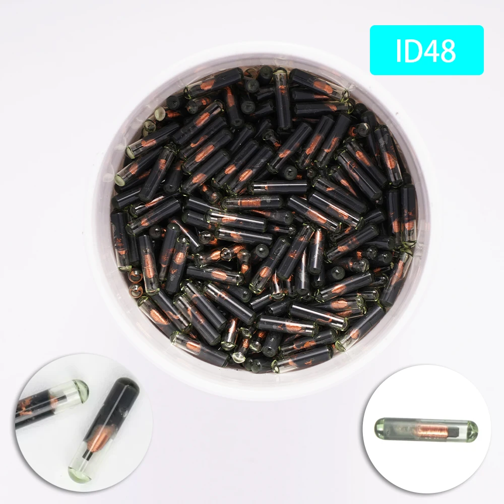 Megamos ID48 48 transponder chip TP08 Glass chip for car key blank (aftermarket ) 20pcs 50pcs
