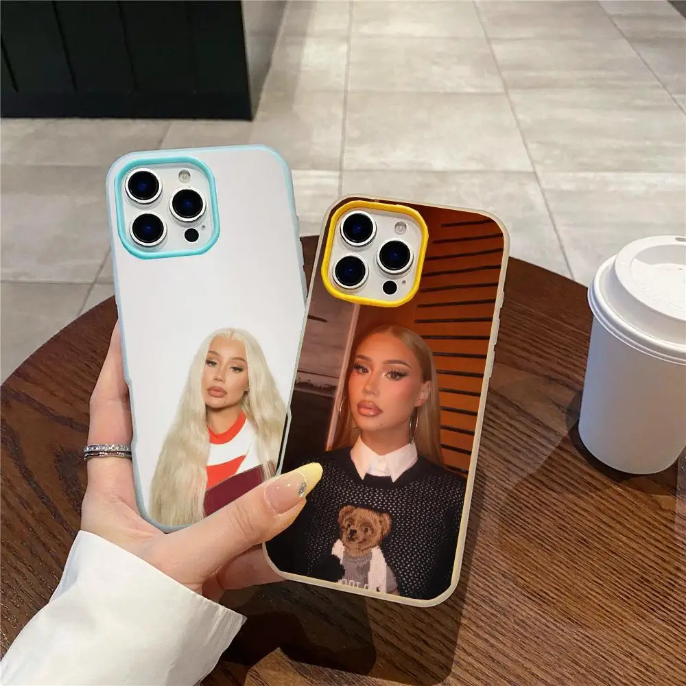 Funda para Teléfono Iggy Azalea, Funda Protectora de Doble Capa a Prueba de Golpes para iPhone 17 16 15 14 13 12ProMax