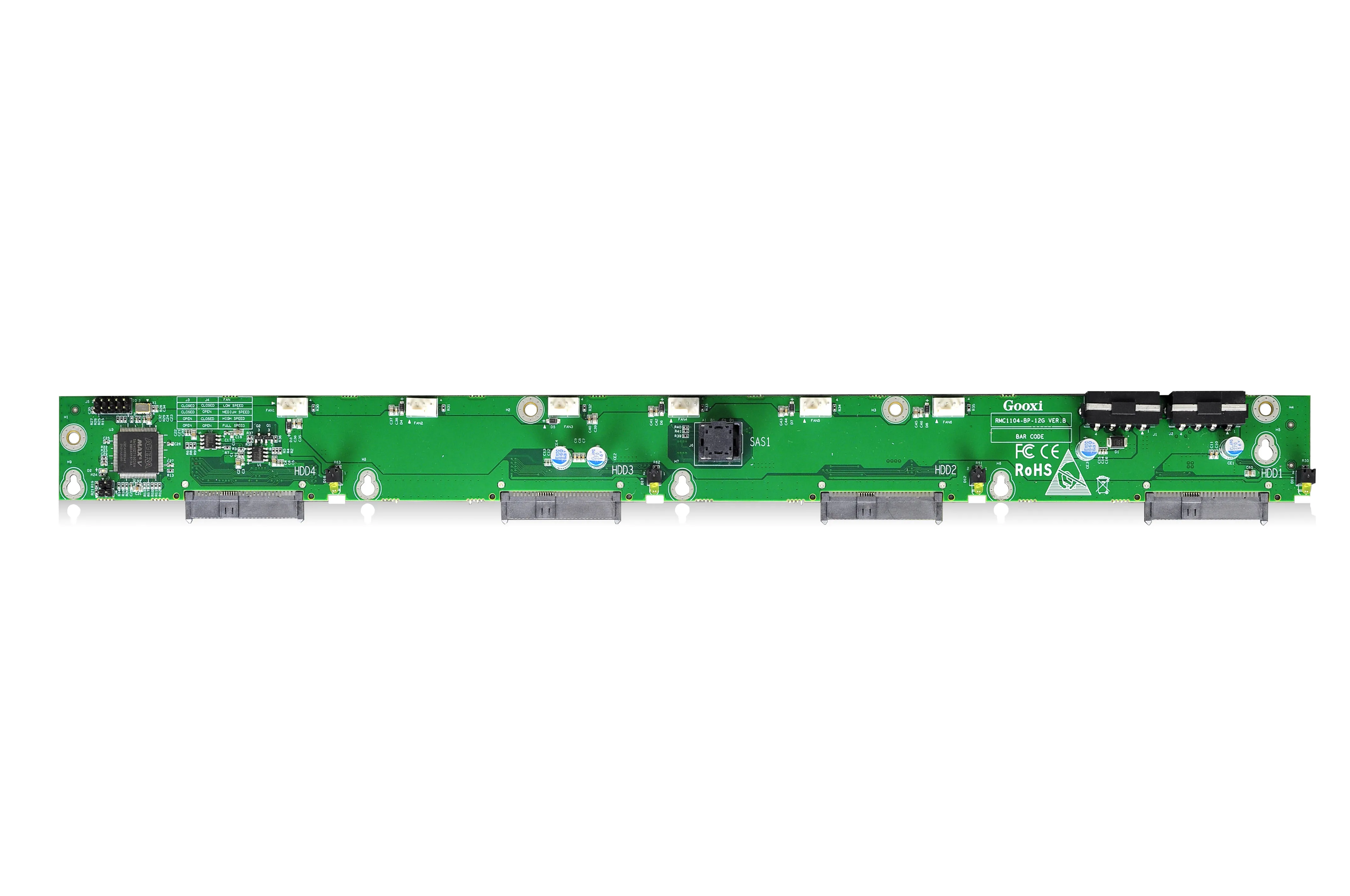 1U 4bay rackmount chassis