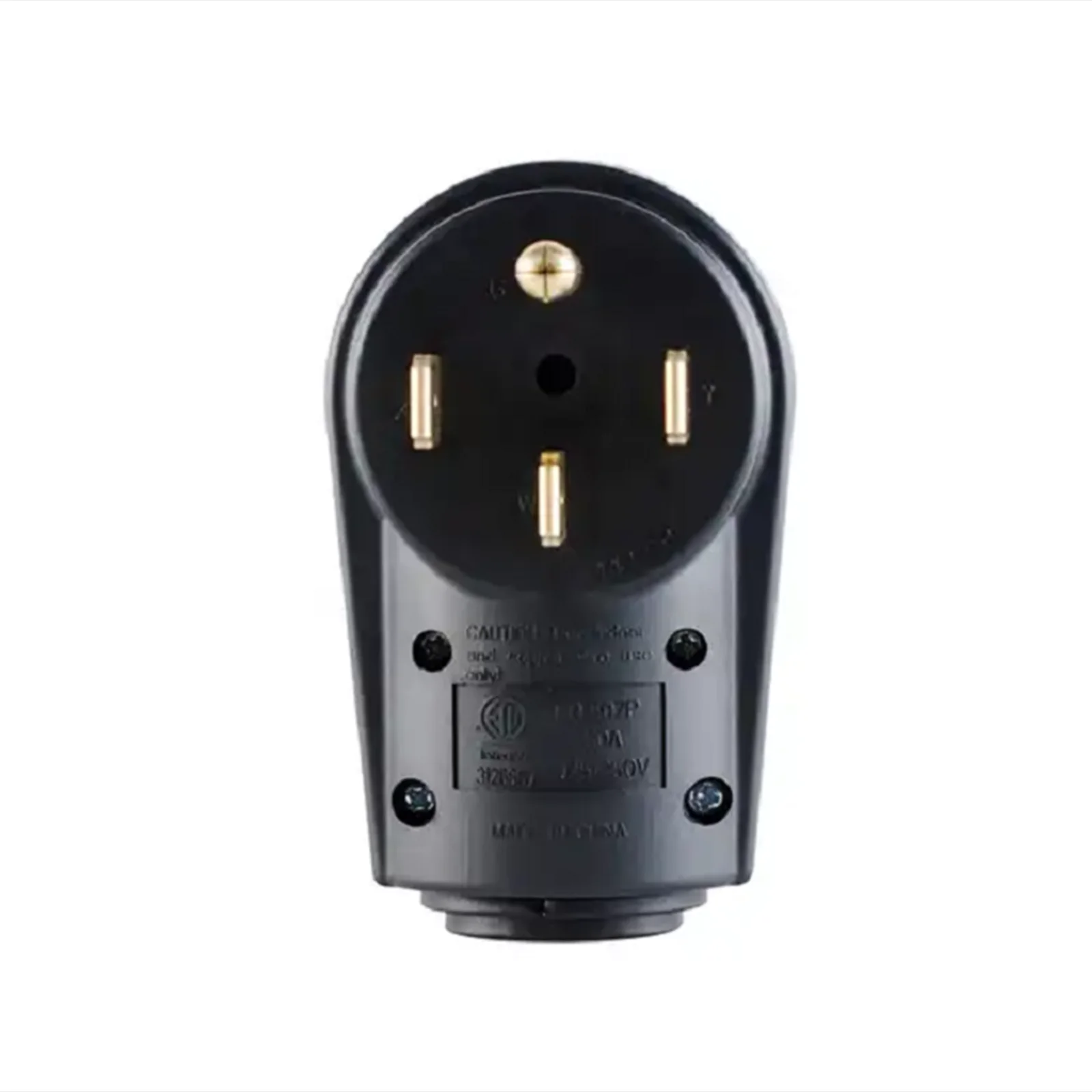 50 أمبير ذكر RV Plug NEMA 14-50P متين مع مقبض نايلون لمقطورة التخييم