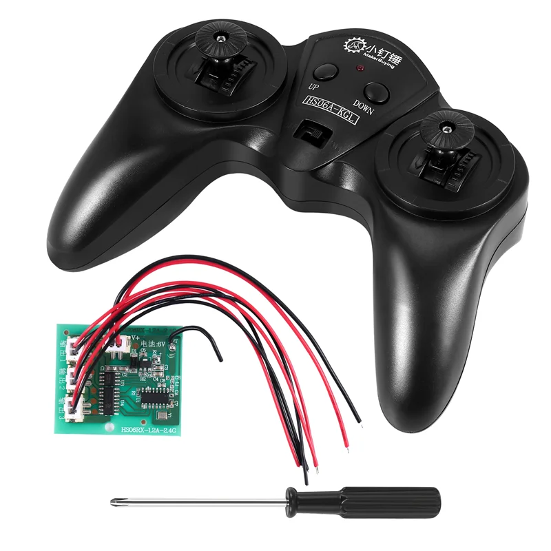 

A72T 6CH 2.4G Remote Controller Power Transmitter Receiver Radio System For DIY RC Boat Cars 50M Controlling