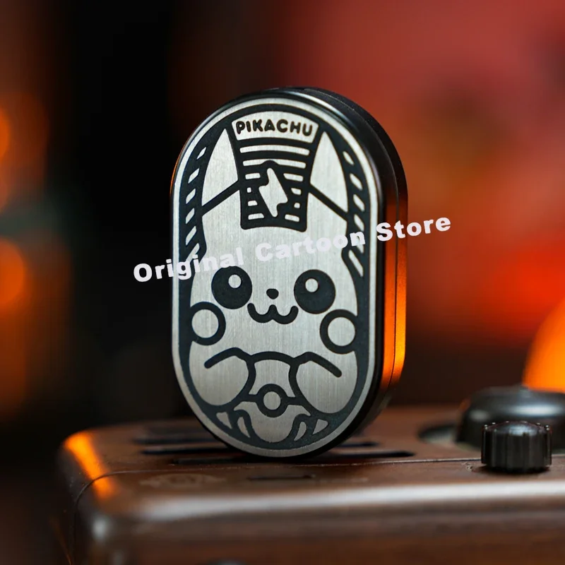 

Hello Kitty Sanrio Kuromi Rhythm Rhythm Pikachu Mechanical Paragraph EDC Push Cards Irritable Rabbit Unzip Toy Trendy Fun Gift