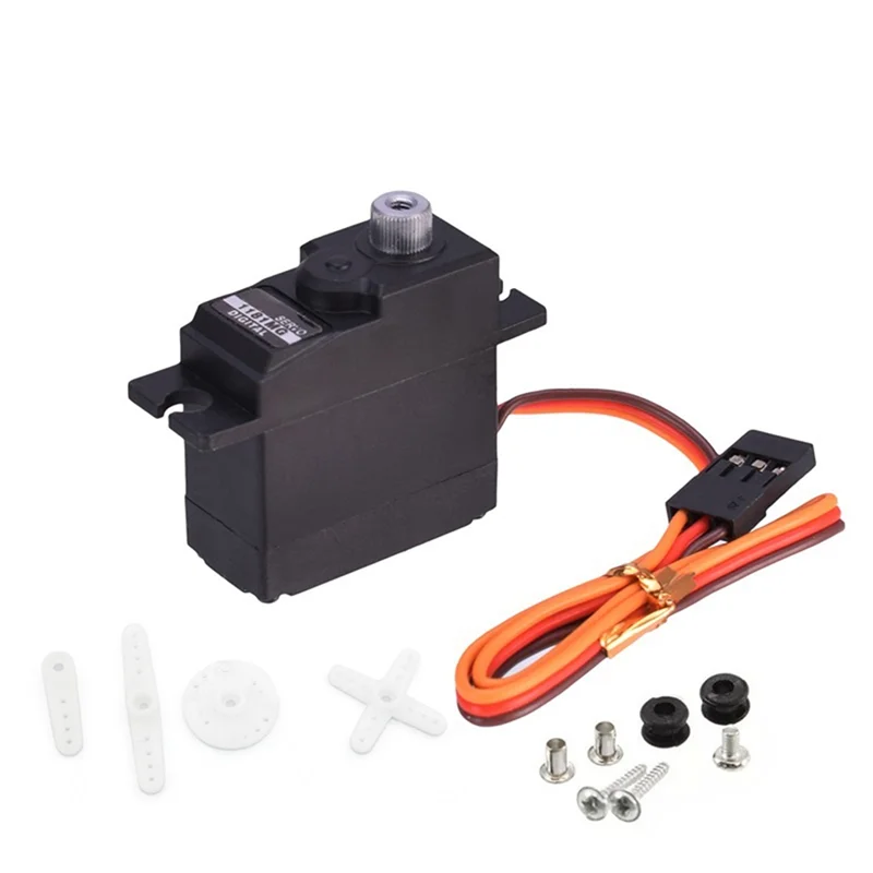 18G 3.5KG Metal Gear Digital Servo and Servo Arm PDI-1181MG for Wltoys 144001 144007 124007 124019 RC Car Upgrade Parts