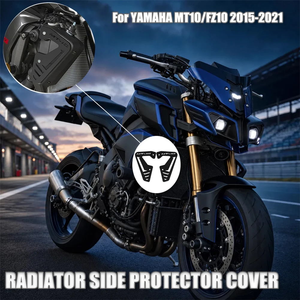 

Motorcycle Accessories Radiator Side Protector Cover Plate Guard For YAMAHA MT10 MT-10 MT 10 FZ-10 2015 2016 2017 2018 2019 2020
