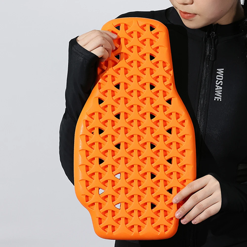 WOSAWE CE Certified Motorcycle Armor Jacket Insert Back Protector Universal Anti-Shock Rider Armor Back Spine Protective Pad