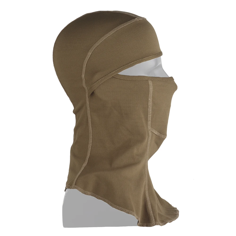 M/L Tactical Breathable Headgear Shooting Mask Outdoor Elastic Soft Face Mask Hunting Half-face Protective Headgear