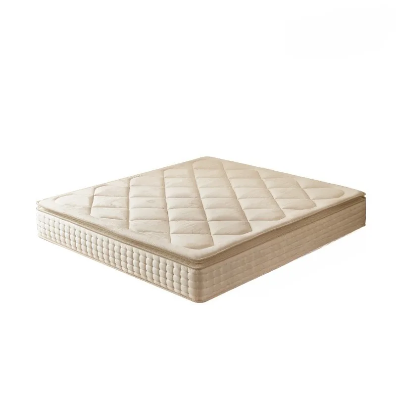 Natural silk soybean fiber partition mattress household independent bag spring mattress thickened