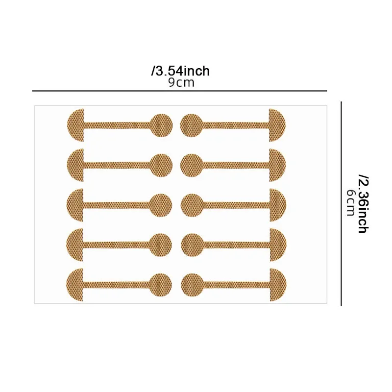 قطعتان من رقعة طرف الأنف الدمبل وتصحيح الأنف #6