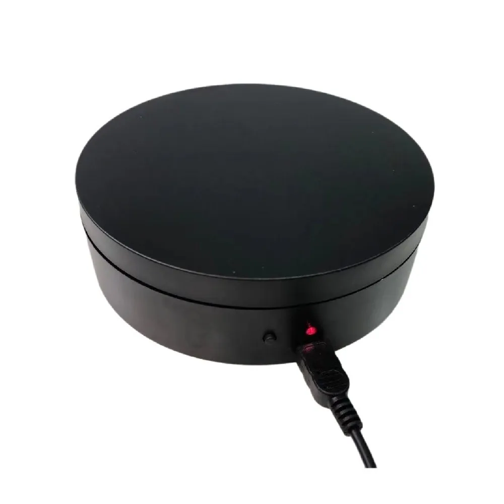 

Electric 360° Rotating Turntable Round Motorized Automatic Display Stand 3kg Load Jewelry Holder Jewelry/Collectibles Visualizer
