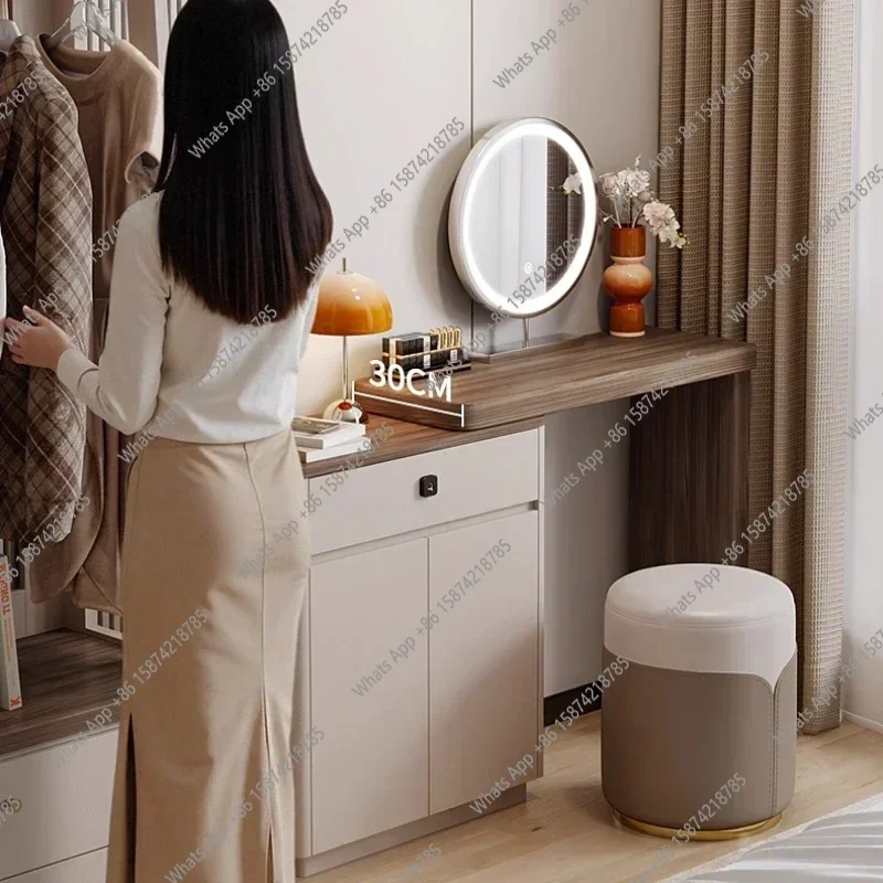 

X Na IlItalian Vanity Table Minimalist Dresser Luxury Bedroom Dressing Table Makeup Table Muebles De Dormitorio Unique Furniture