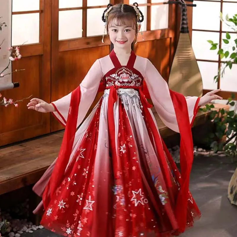 فستان هانفو الصيني الجديد للفتيات #3