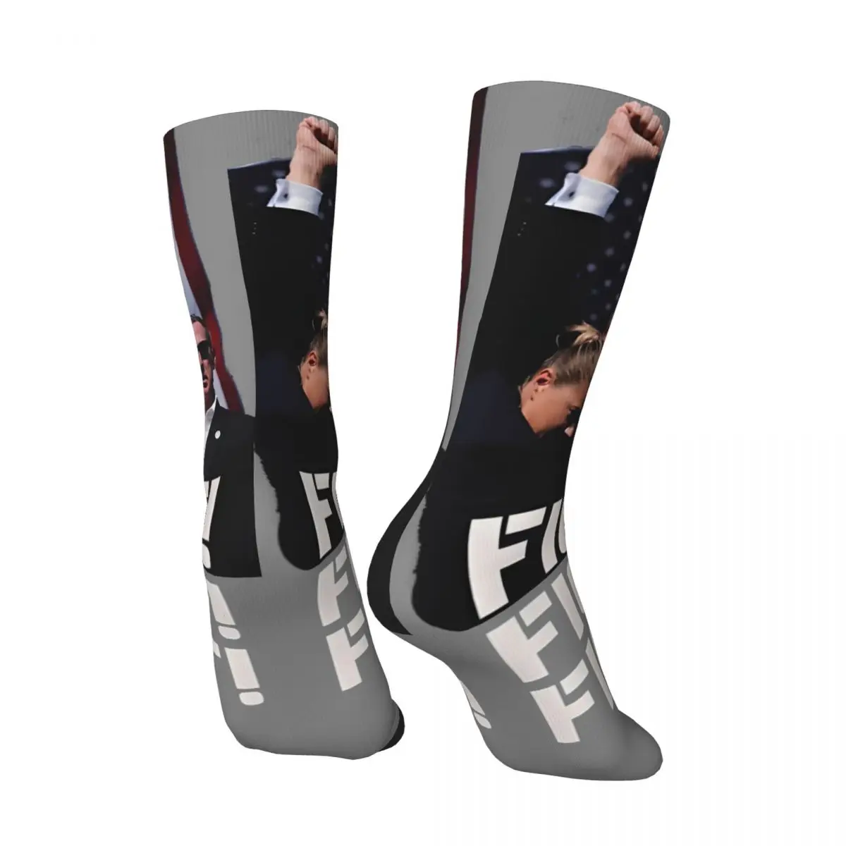 Hip Hop Retro Dream Crazy Men's compression Socks Unisex T-Trumps Harajuku Pattern Printed Funny Novelty Happy Crew Sock Boys