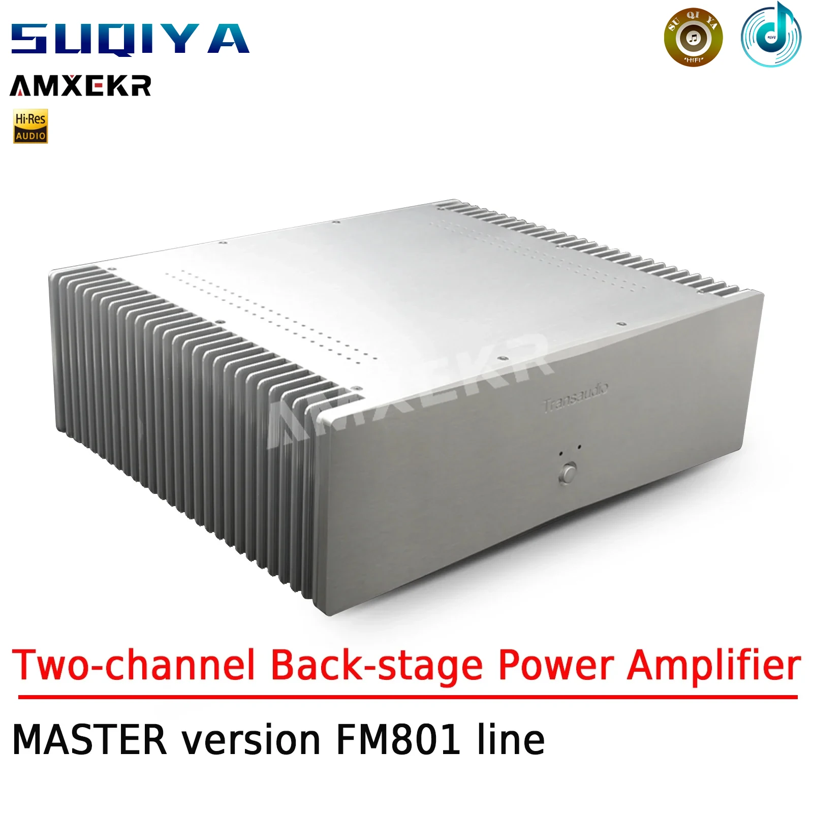 

AMXEKR MASTER FM801 Line Dual Channel Rear Amplifier 250W*2 Home Theater Factory Direct