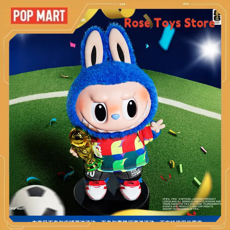 

Genuine POP MART THE MONSTERS Labubu FIFA Catch The Win Vinyl Plush Pendant Doll Collectible Ornament Surprise Birthday Gift