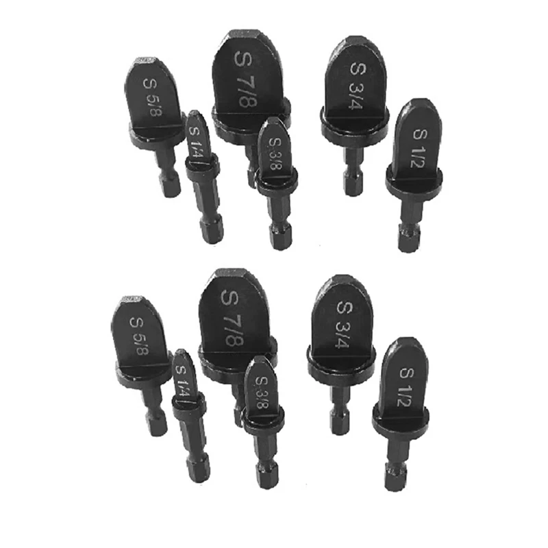 전기 튜브 확장기 6 개 세트, 육각 핸들, 구리 튜브 확장기 세트, 에어컨 구리 튜브 확장기, 2 개