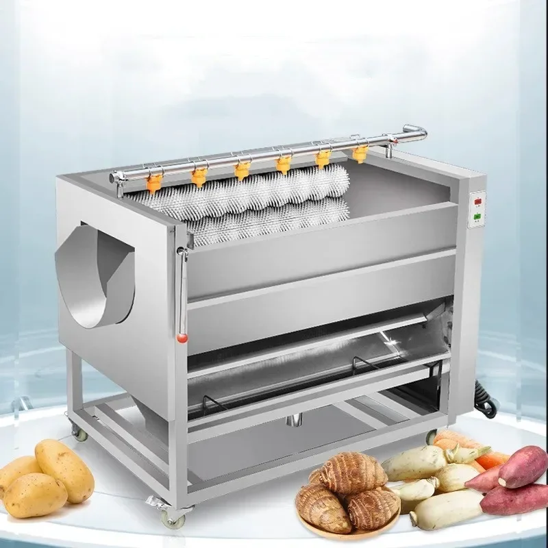 Potato Peeling Machine Commercial Quick Cleaning Sweet Potato Lotus Multi-functional Automatic Peeling Machine