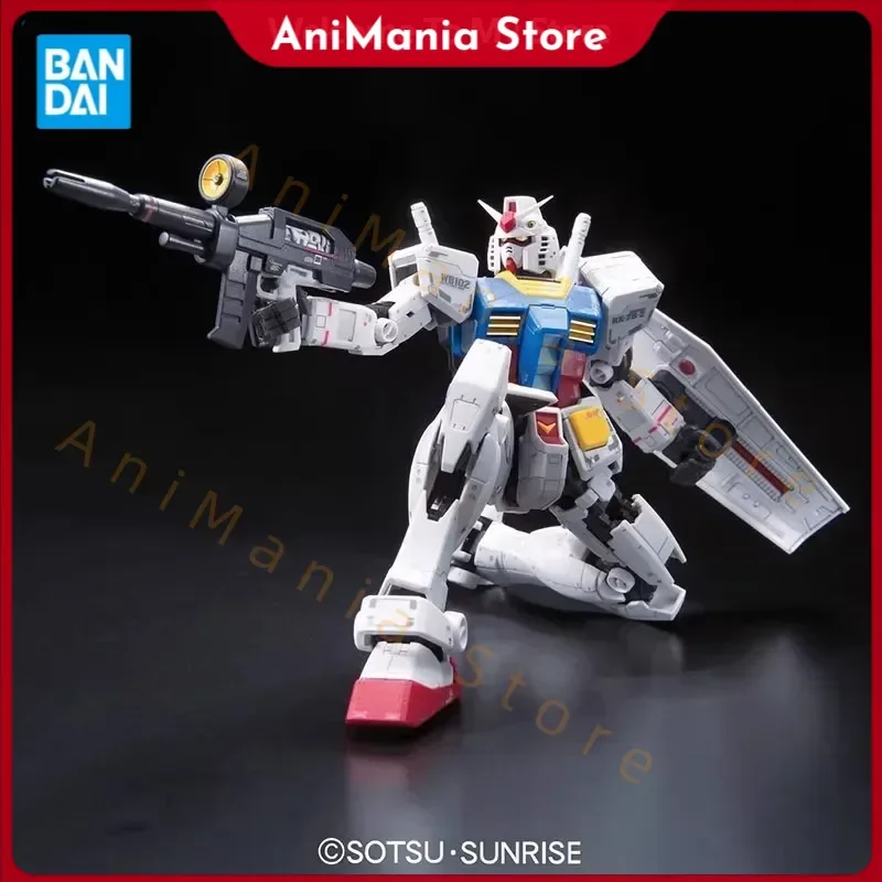 

Bandai in Stock Original RG 1/144 GUNDAM Anime Figures RX-78-2 GUNDAM Action Figures Toys Collectible Model Gifts for Boys Girls