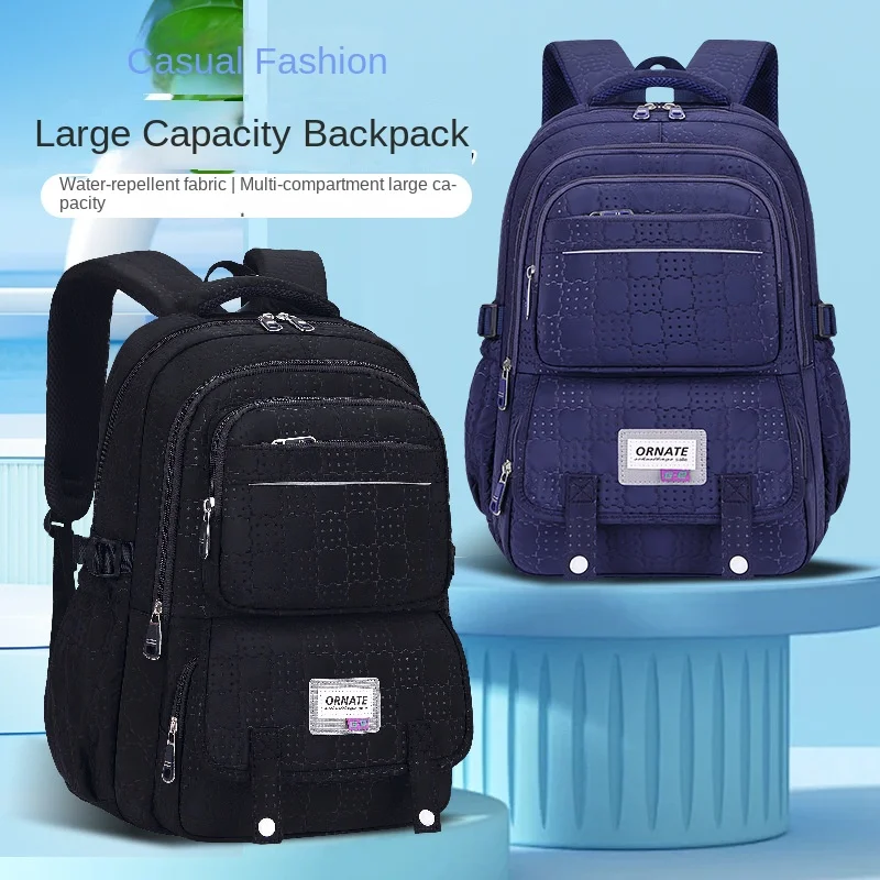 Casual School Backpack Teenager boys School Bags Teens Schoolbag Middle Student Travel Backpack Bookbag Large Laptop Backpack